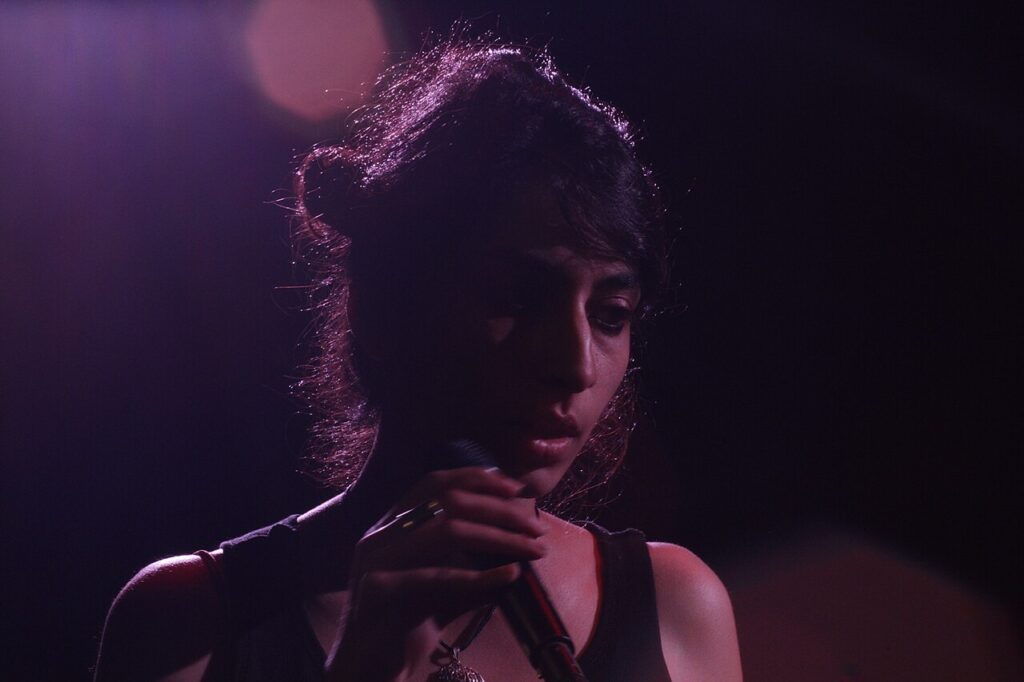 Arooj Aftab performing live at Le Poisson Rouge in New York