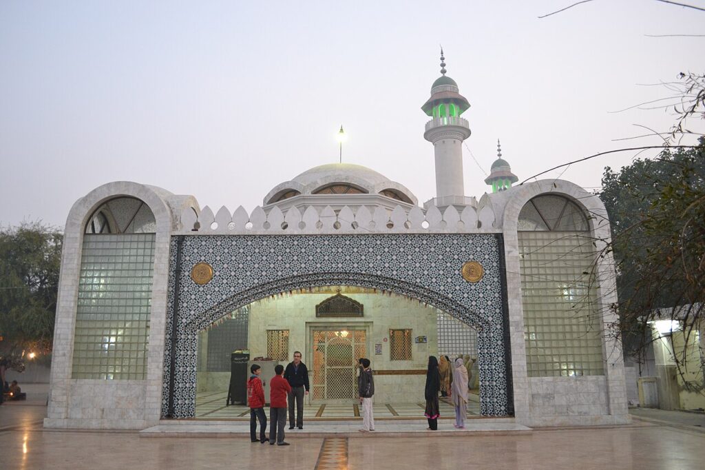 The shrine of Sufi poet Bulleh Shah in Kasur, Punjab