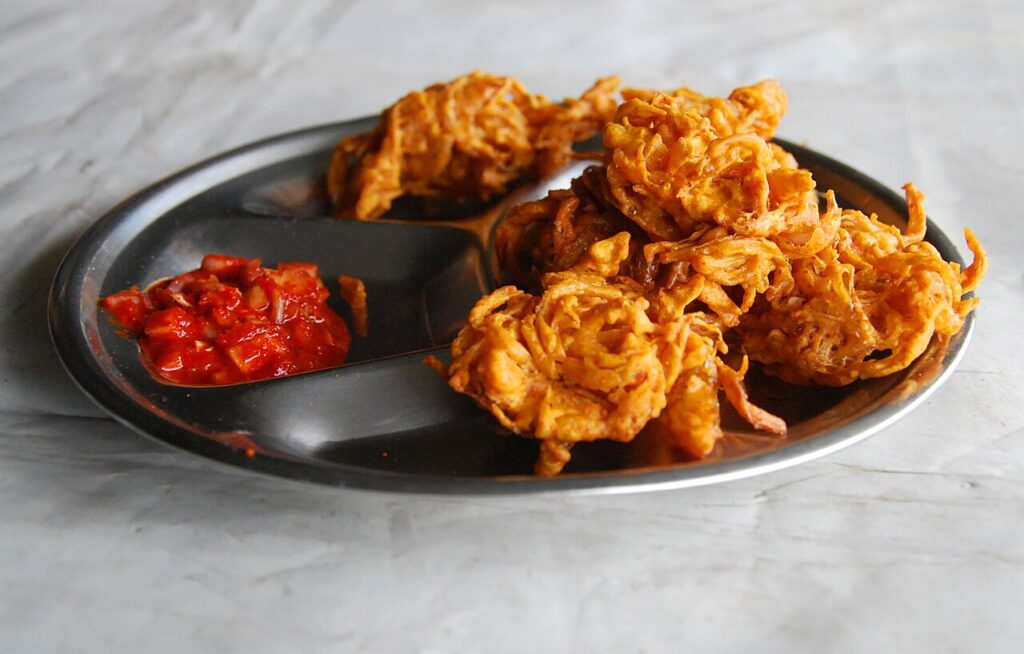 Onion pakoras