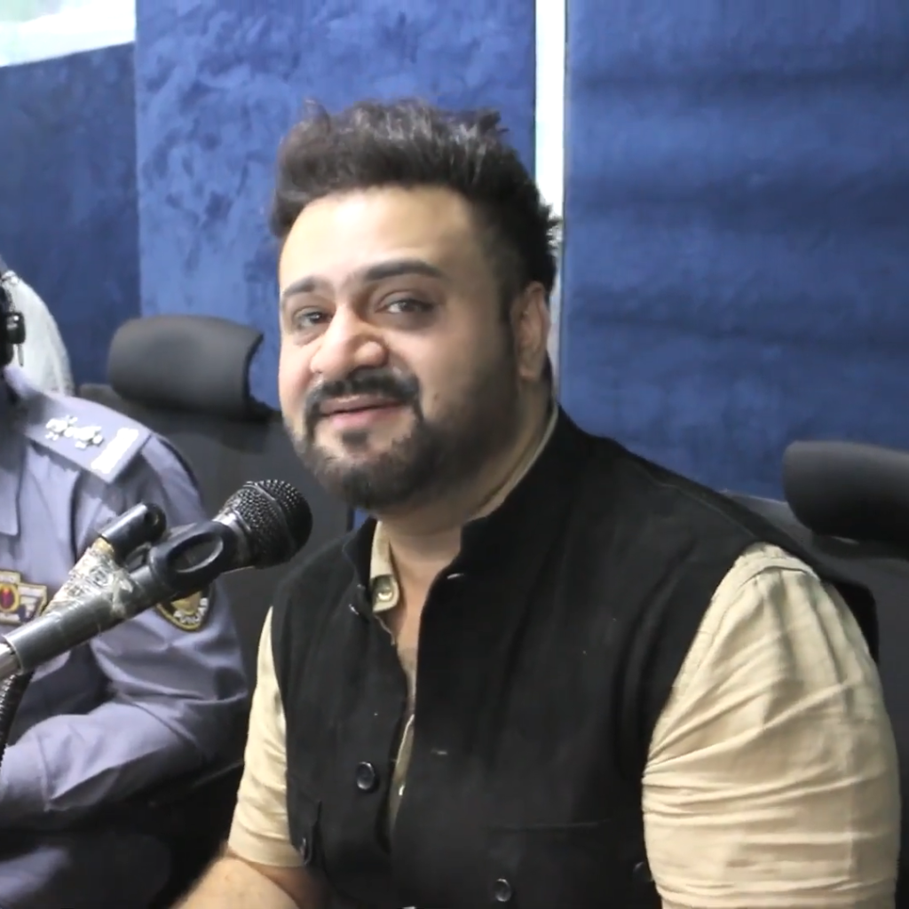 Composer and singer Sahir Ali Bagga in 2019