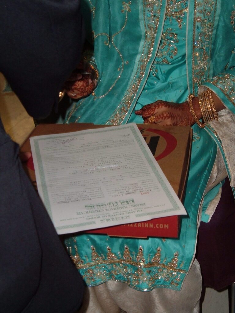 A nikah ceremony