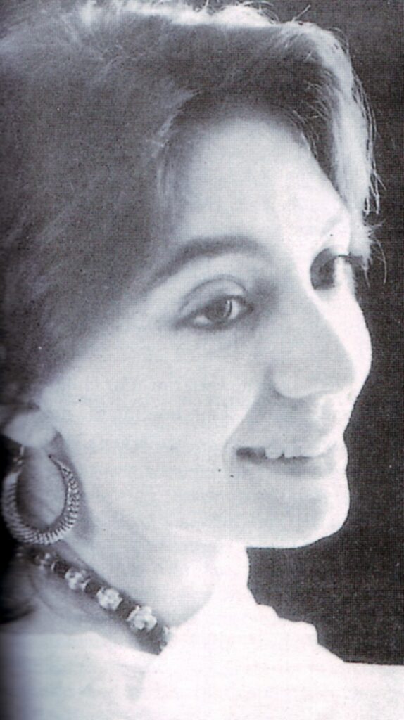 Tehmina Durrani, author of My Feudal Lord, in 1994